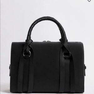 All Saints Small Voltaire Leather Bowling Purse